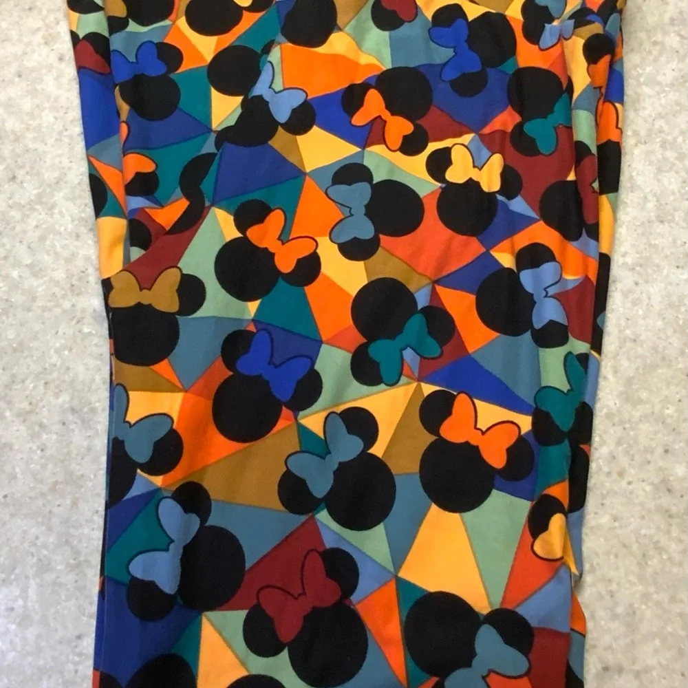 LuLaRoe Multicolor Disney Patterned Fabric - Picture 2 of 3